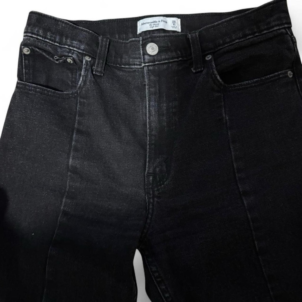 Abercrombie & Fitch skinny high rise with front leg slits women’s 6 - Picture 5 of 6